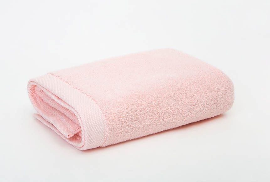 Махровое полотенце Comfort 500г/м2, светло-розовое