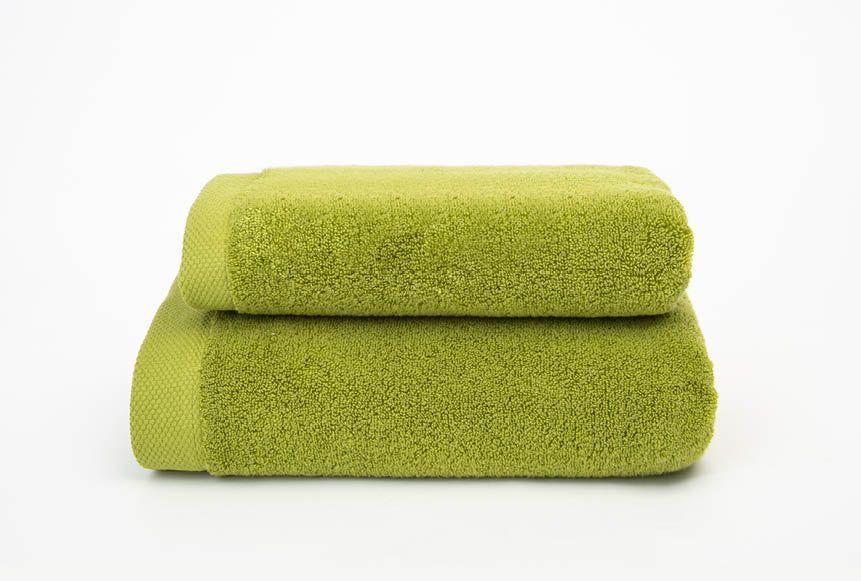 Махровое полотенце Comfort 500г/м2, зеленое