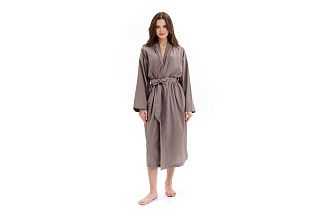 Халат из вареного хлопка Browny