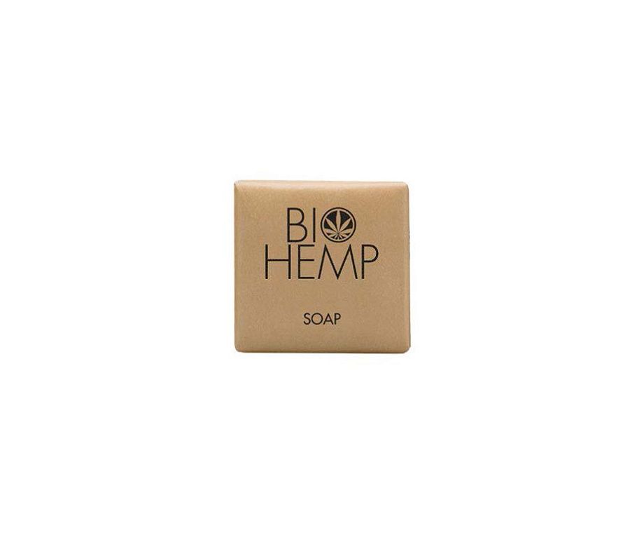 Bio hemp Мыло 20 г, белая бумажная упаковка