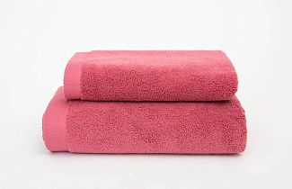 Махровое полотенце Comfort <br>500г/м2, темно-розовое