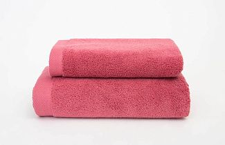 Махровое полотенце Comfort <br>500г/м2, темно-розовое